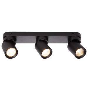 LIGHT PRESTIGE reflektorki Pointa 3 spot czarny 3xGU10 wymienne LP-6398/3WS BK