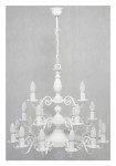 Lampa wisząca Ventuno żyrandol świecznikowy 3-piętrowy 21-punktowy - biały matowy O3327 P3 W21 BIA LEMIR