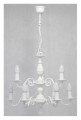 Lampa wisząca Ventuno żyrandol świecznikowy 2-piętrowy 9-punktowy - biały matowy O3323 P2 W9 BIA LEMIR