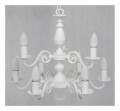 Lampa wisząca Ventuno żyrandol świecznikowy 2-piętrowy 9-punktowy - biały matowy O3323 P2 W9 BIA LEMIR