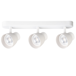 LIGHT PRESTIGE reflektorki regulowane na listwie Dravo 3 spot biały 3xGU10 wymienne LP-9523/3WS WH
