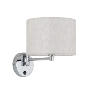 NOWODVORSKI do sypialni kinkiet z wyłącznikiem HOTEL MOOD 11781