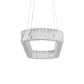 NOWODVORSKI kryształowa do salonu lampa wisząca LUXORA OVAL LED 40W 3000K 11707