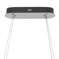 NOWODVORSKI kryształowa do salonu lampa wisząca LUXORA OVAL LED 40W 3000K 11707