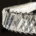 NOWODVORSKI kryształowa do salonu lampa wisząca LUXORA OVAL LED 40W 3000K 11707