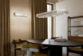 NOWODVORSKI kryształowa do salonu lampa wisząca LUXORA OVAL LED 40W 3000K 11707