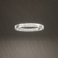 NOWODVORSKI kryształowa do salonu lampa wisząca LUXORA ROUND LED 38W 3000K 11706