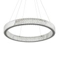 NOWODVORSKI kryształowa do salonu lampa wisząca LUXORA ROUND LED 38W 3000K 11706