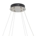 NOWODVORSKI kryształowa do salonu lampa wisząca LUXORA ROUND LED 38W 3000K 11706