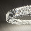 NOWODVORSKI żyrandol kryształowy do salonu lampa wisząca LUXORA ROUND LED 30W 3000K 11705