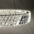 NOWODVORSKI żyrandol kryształowy do salonu lampa wisząca LUXORA ROUND LED 30W 3000K 11705