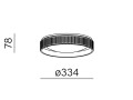 AQFORM plafon lampa natynkowa BLOS cast C 33 LED 47043