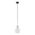 Sophia cognac biała lampa wisząca 1x E14  11589 TKlighting