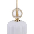 Sophia cognac biała lampa wisząca 1x E14  11589 TKlighting