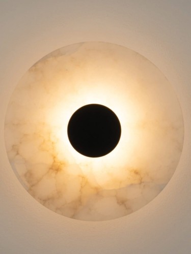 Zambelis Lights alabastrowy kinkiet LED 5W lampa na ścianę do salonu 2551  2551_Details-1200x1600h.jpg