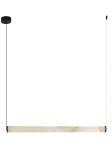 Zambelis Lights lampa WISZĄCA LISTWA ŚWIETLNA LED 23W 3000K TRIAK ALABASTER + czarny metal 2539