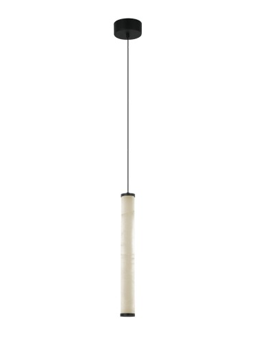 Zambelis Lights  LED WISZĄCA POJEDYNCZA LAMPA 15W 3000K TRIAK ALABASTER - CZARNY 2540   zambelis-lights-alabaster-metal-aluminium-aluminum-marble-single-pendant-decorative-light-fixture-sandy-black-15w-dimmable-triac-illuminant-3000K-2540-1200x1600h.jpg