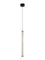 Zambelis Lights  WISZĄCA LAMPA LED POJEDYNCZA 20W 3000K TRIAK ALABASTER - CZARNY  2541 
