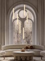 Zambelis Lights  WISZĄCA LAMPA LED POJEDYNCZA 20W 3000K TRIAK ALABASTER - CZARNY  2541 