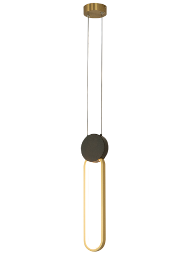 Zambelis Lights WISZĄCA LAMPA WEWNĘTRZNA LED POJEDYNCZA 13W 3000K ALUMINIUM-SILIKON 23100