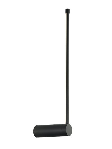 Zambelis Lights Kinkiet LED 12W 3000K Czarny matowy aluminium - akryl 20114