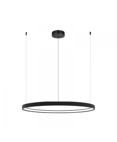 Zambelis Lights LAMPA WISZĄCA LED na stół 28W 3000K CZARNE ALUMINIUM 23033