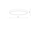 NOWODVORSKI Plafon DENIA LED S 3000K z sensorem 15W 11758