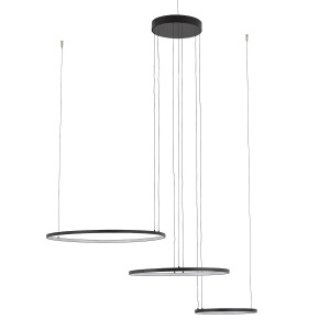 NOWODVORSKI Lampa wisząca CIRCOLO POWER LED 3000K 85W czarna  11648