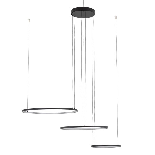 NOWODVORSKI Lampa wisząca CIRCOLO POWER LED 3000K 85W czarna  11648