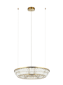 Żyrandol do salonu  KRYSZTAŁOWA LAMPA WISZĄCA LED 55W 3000K 23048