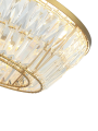 Plafon do salonu KRYSZTAŁOWA LAMPA SUFITOWA LED 38W 3000K W KOLORZE MOSIĘŻNYM 23047