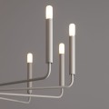NOWODVORSKI żyrandol lampa wisząca ORTO XII SILK GRAY B  11465