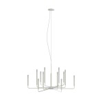 NOWODVORSKI żyrandol lampa wisząca ORTO XII SILK GRAY A 11463