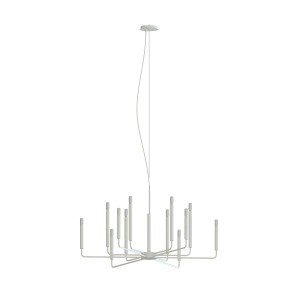 NOWODVORSKI żyrandol lampa wisząca ORTO XII SILK GRAY A 11463