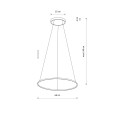 NOWODVORSKI lampa wisząca CIRCOLO LED M WHITE SH-60 3000K 11604