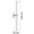 ARGON kinkiet BATUMI 8925  IP44 tuba lampa LED do łazienki chrom 8925