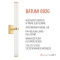 ARGON lampa do łazienki BATUMI kinkiet LED IP44 w kolorze szczotkowanego mosiądzu 8926