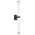 ARGON Kinkiet łazienkowy BATUMI  czarny  szkło opal  LED 24W 3000K IP44 8927