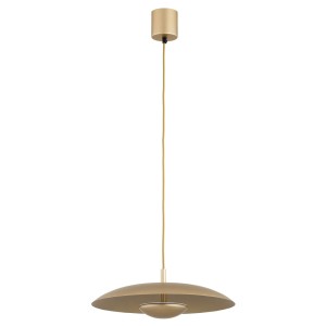 ARGON złota lampa wisząca do salonu  LED 12,5W 3000K BOLTON 8869