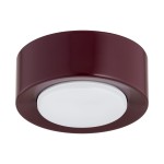 ARGON bordowy plafon sufitowy LED GX53, minimalistyczna lampa tubka ELORA 8904