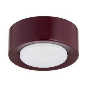 ARGON bordowy plafon sufitowy LED GX53, minimalistyczna lampa tubka ELORA 8904