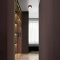 ARGON bordowy plafon sufitowy LED GX53, minimalistyczna lampa tubka ELORA 8904