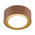 ARGON plafon sufitowy LED GX53, kolor terakota, designerska lampka tubka ELORA 8916