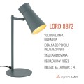 ARGON lampka biurkowa w kolorze ciemnej szałwii LORD 8872