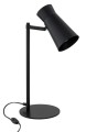 ARGON  czarna lampka biurkowa E14, minimalistyczne oświetlenie do biura Lord 8875