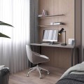 ARGON  czarna lampka biurkowa E14, minimalistyczne oświetlenie do biura Lord 8875