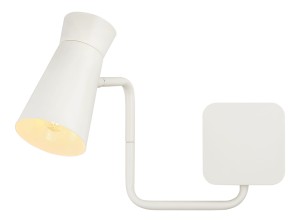 ARGON LORD 8879 – kinkiet ścienny LED E14, kolor kremowa biel, regulowany wysięgnik 