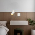 ARGON LORD 8879 – kinkiet ścienny LED E14, kolor kremowa biel, regulowany wysięgnik 