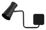 ARGON LORD 8880 – czarny kinkiet ścienny LED E14, regulowany klosz