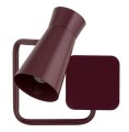 ARGON LORD 8881 – bordowy kinkiet ścienny E14, designerska lampa regulowana